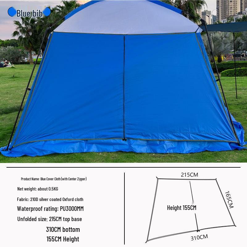 Outdoor Pergola Mesh Tent Sunshade / Camping Windbreak / Beach Sunshade Panel / Oxford Single Layer Curtain