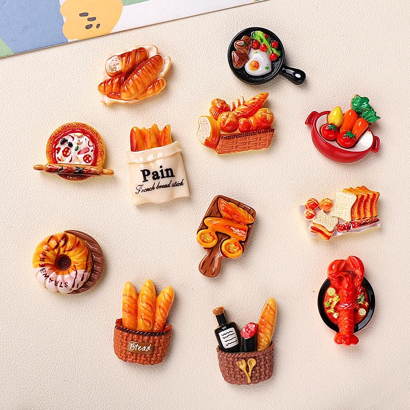 Cartoon DIY Resin Ornaments: Food Toys, Cream Glue, Hair Clips, Phone Cases, Shoe Buckles - 12 Styles