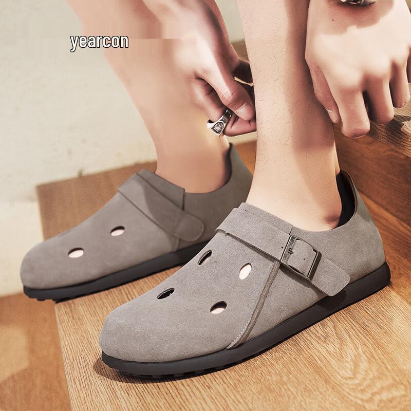 YIERKANG Men's 2025 Summer Ultralight Slip-On Clog Sandals