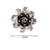 Blooming Flowers Porcelain Wall Hanging Ornaments Living Room Background Display Ceramic Peony Flower Wall-mounted Decorations