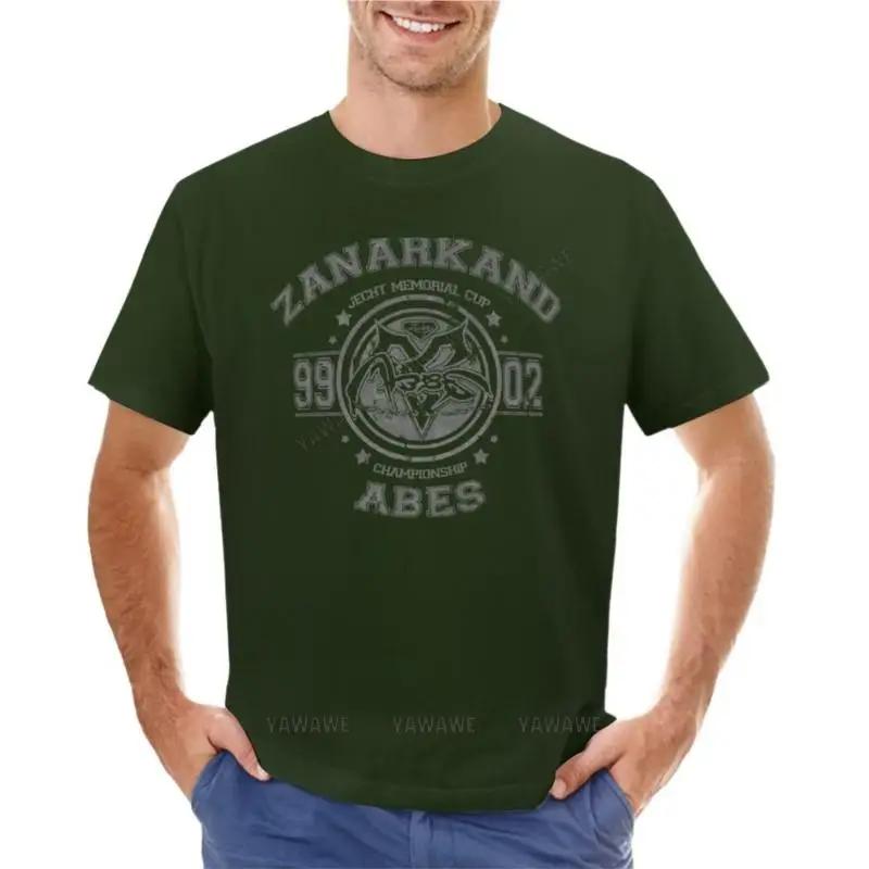 man t-shirt o-neck top teeshirt Zanarkand Abes Vintage T-Shirt tops vintage clothes mens short sleeve t shirts