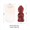 3D Little Buddha Candle Silicone Mold Handmade Buddha Aromatherapy Soap Resin Mold Church Candle Decoration Production Supplies