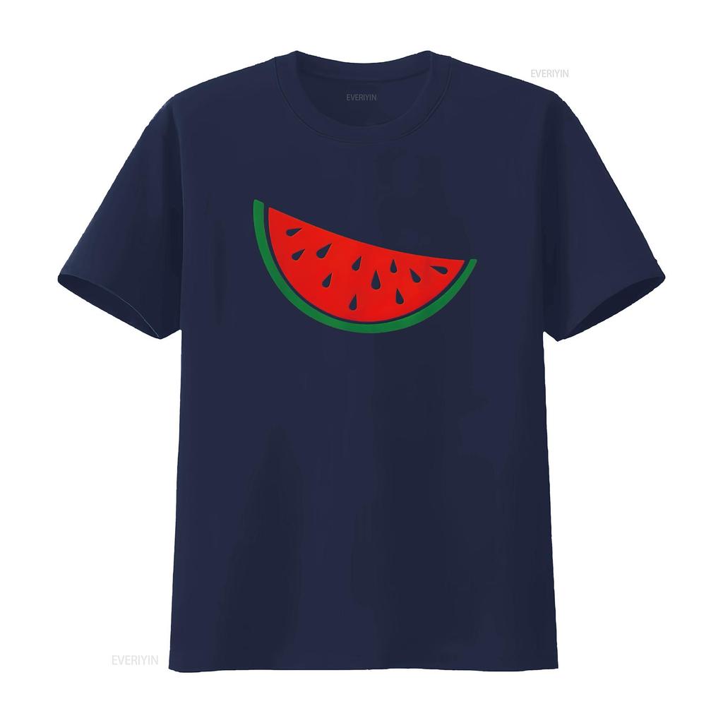 Watermelon T Shirt  vintage Washed Comfortable Breathable Casual streetwear Unisex designer clothes homme fashion Soft