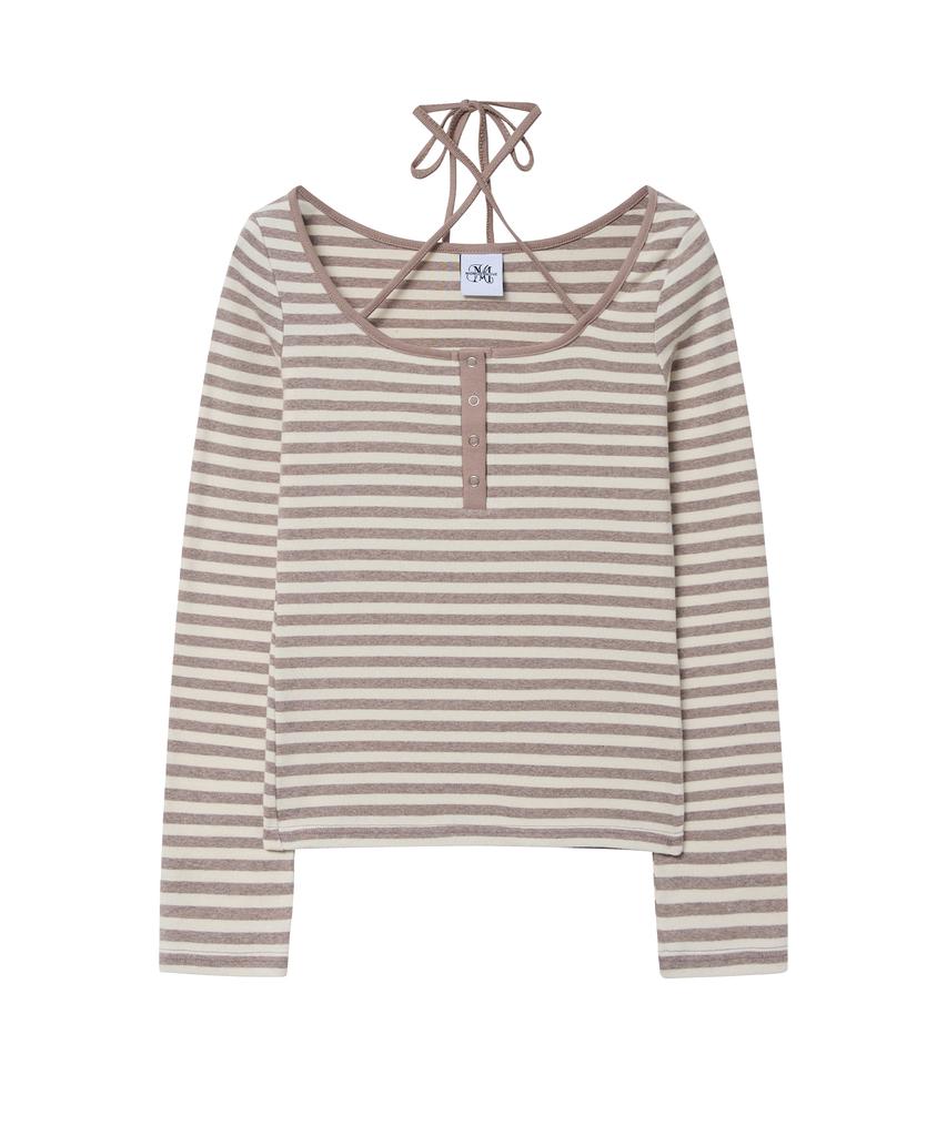 MIDNIGHT MOVE St Strap T (Beige)