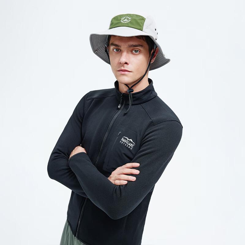 Navigare Men's Stand-Collar Outdoor Zipper Sweatshirt
