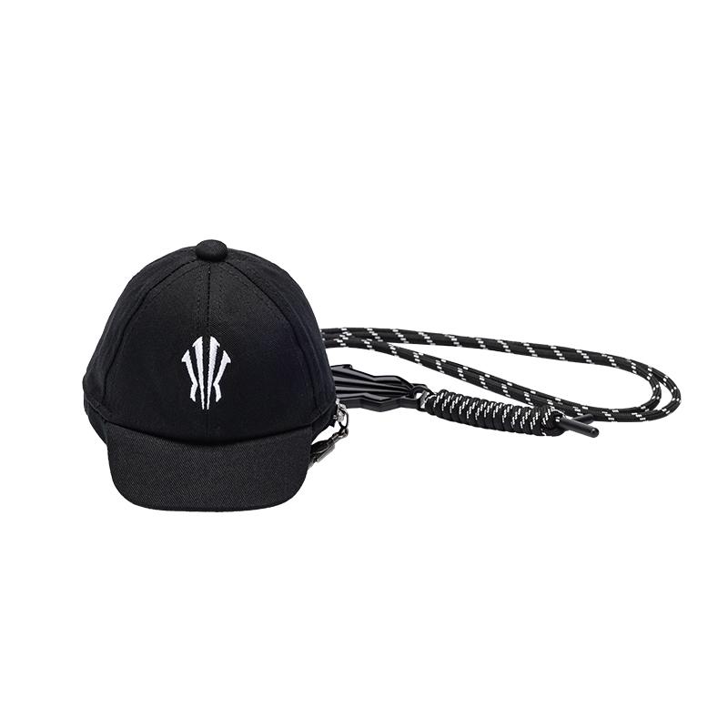 Anta Kyrie Irving Series Fashion Hat Bag Unisex Crossbody Bag 192531643R-1 Basic Black