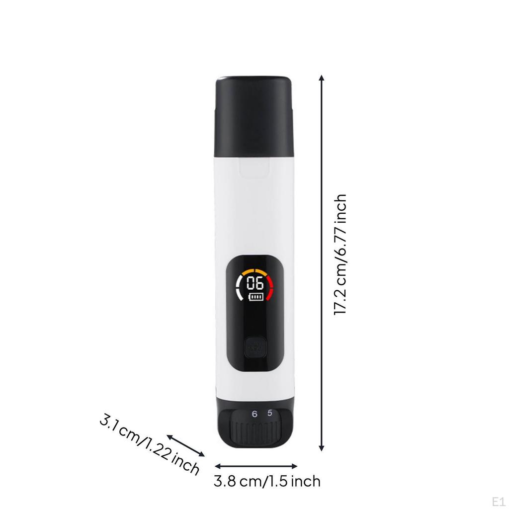 Electric Pet Nail Adjustable Speed Dog Cordless Rechargeable Claw Trimmer for Dogs, Cats White