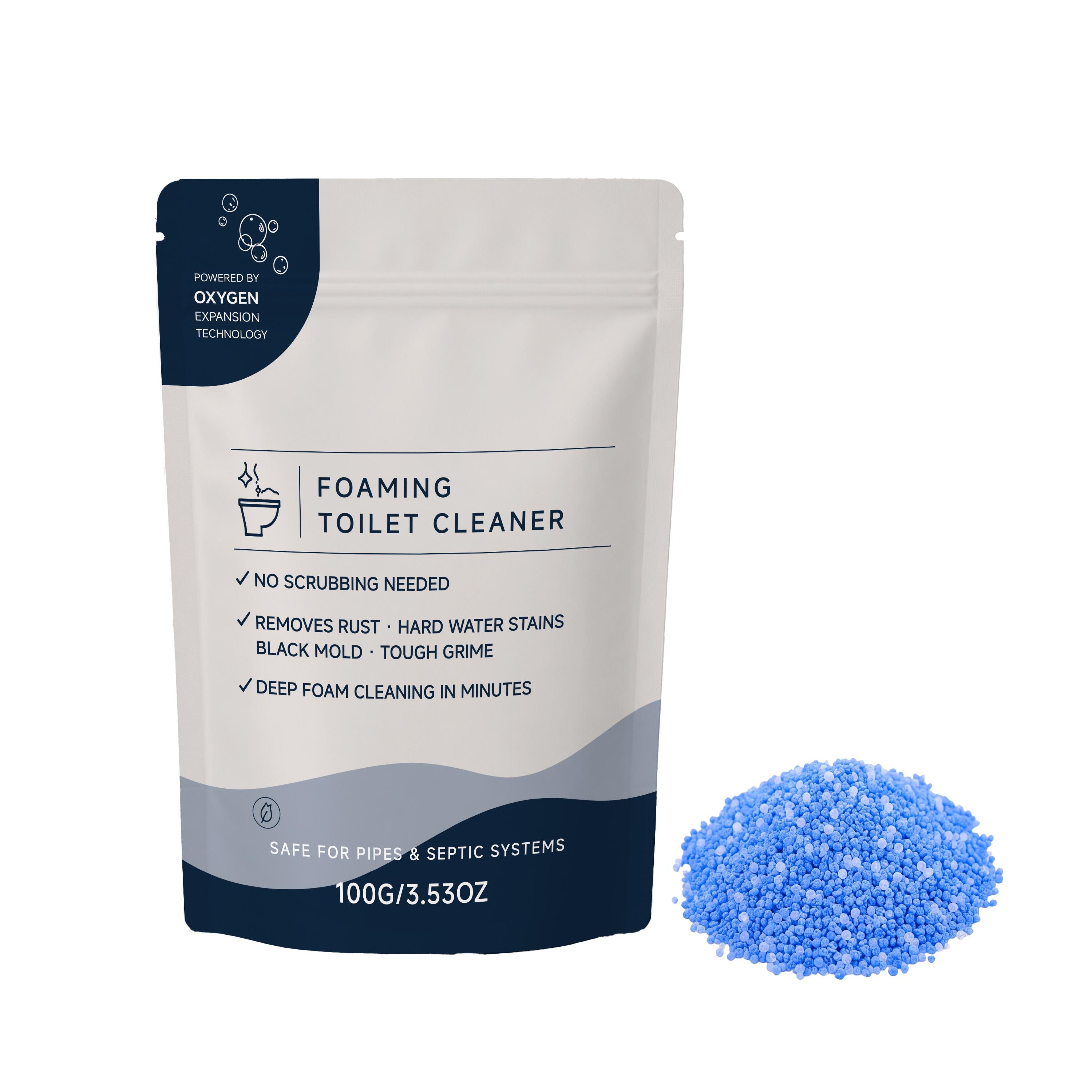 Foam Toilet Cleaner, Powerful Removes Stains & Limescale, Eliminates Odor, Long Lasting Fresh Scent Toilet Bowl Detergent 1pc