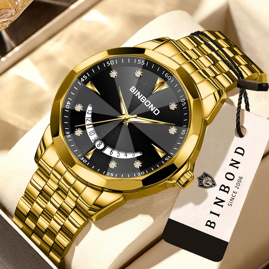 Luxury Quartz Writstwatches for Men Luminous Waterproof Auto Date Men's Watch Business Fashion Reloj