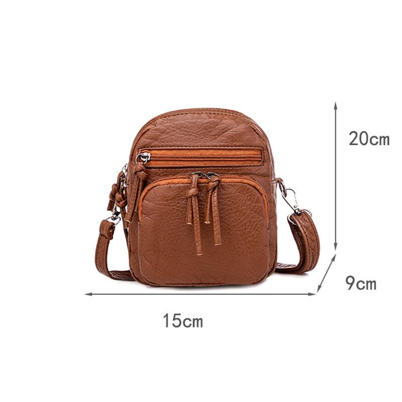 Mote Sommer Designer Dame Høykvalitets Liten Crossbody Bag Mykt PU-skinn Dame Skuldervesker Messenger Bag Uformelt kvinnelige håndvesker