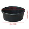 Feeding Pans 4L  Plastic Horse Feeder Dog Bowl Pig Feeder Goat Chicken Manure Bath Container Large Utility Feed Bucket Feed Pan