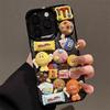 Apple iPhone 17 3D Cartoon M&M's Cookie and Ice Cream Case
