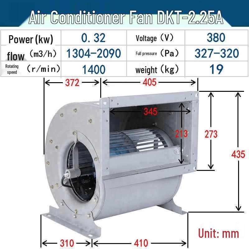 Aokewen Double Inlet External Rotor Centrifugal AC Fan