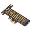 NVMe M.2 to PCIE X1 Riser Card Full Height Baffle NVMe PCIE Adapter for Win for OS X for Linux for Desktop