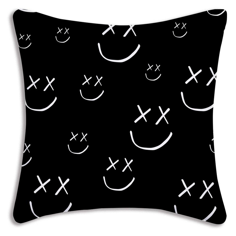 L-Louis Hot Singer T-Tomlinsons Pillow Covers Cartoon Sofa Decorative Home Double-Sided Printing Short Plush Cute Cushion Cover