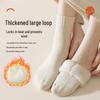 Women's Cashmere Mid-Calf Velvet-Enhanced Socks for Autumn and Winter