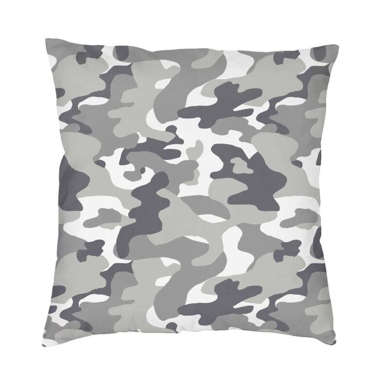 Jigsaw Puzzle Lover Pieces Camo Pattern Puzzler Woodland Luxury Pillow Cover Living Room Decoration Camoflage Cushions for Sofa