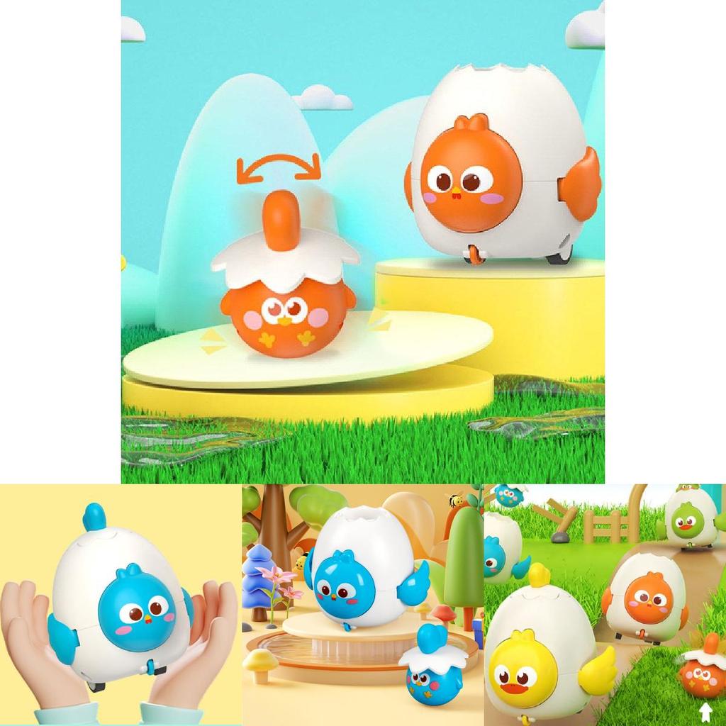 Colorful Cartoon Pet Egg Spring Loaded Toy Car For Kids Interactive Fun Experience