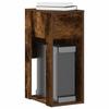 VidaXL Computer Tower Stand and Drawer Smoked Oak 30x44x74 Cm, PC Tower Stand, Desk Support Stand 858735