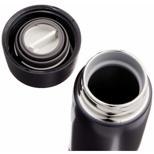 ZOJIRUSHI Water Bottle Stainless Steel Mug Bottle Direct Drinking Lightweight Cold Insulation Warm 360ml Black SM-NA36-BA
