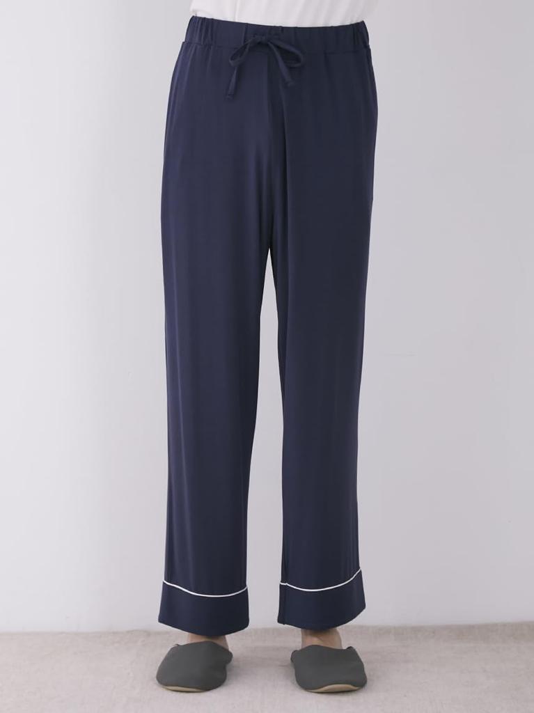 Gelato Pique Basic HOMME Piping Long Pants PMCP249085 NVY Men's