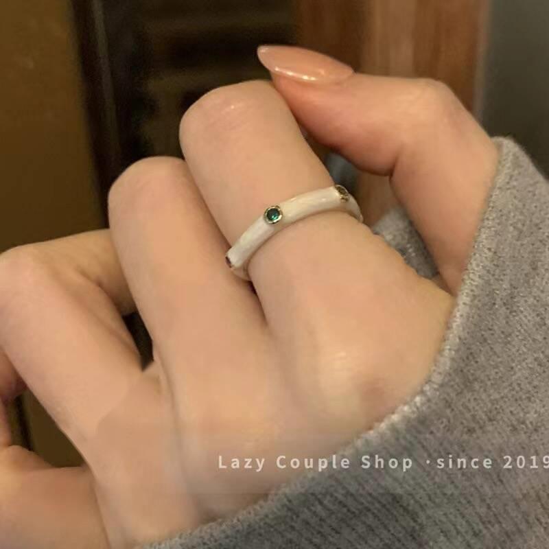 Bague ouverte polyvalente style coréen: Tempérament Élégant, Design de Personnalité Simple pour Femmes et Couples
