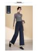 Tian Silk Wool High-Waist Wide-Leg Pants for Women - 2025 Spring/Autumn