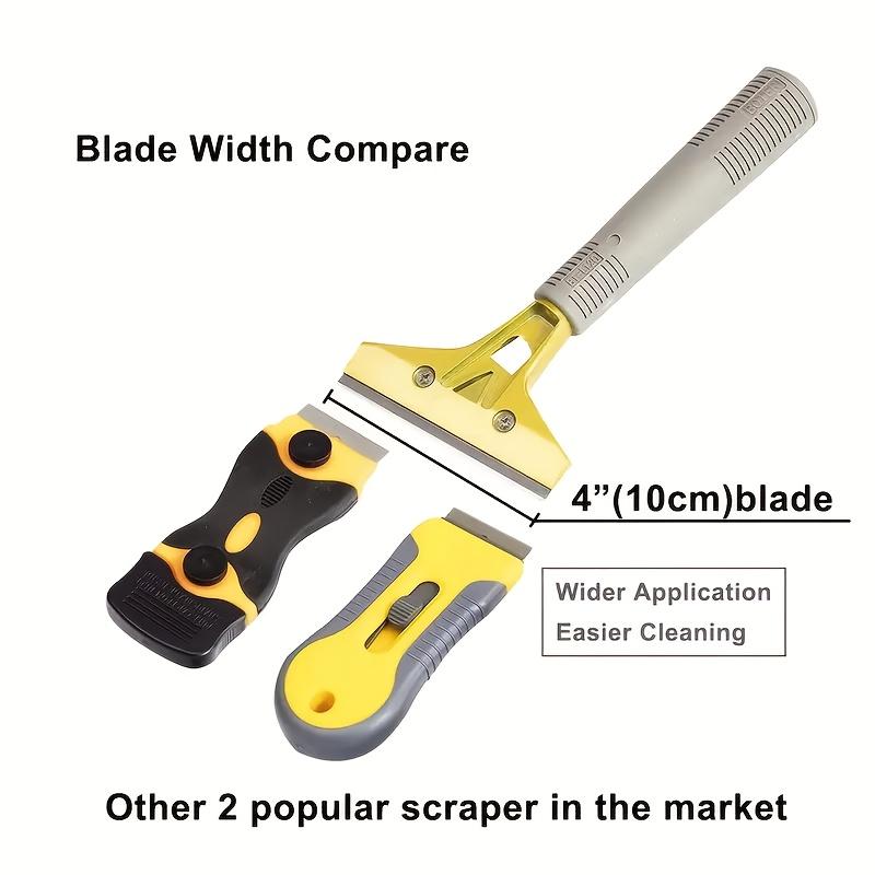 1 Scraper+10 Scraper, Multi-purpose Scraper, Can Be Used for Windows, Glass Tile Surfaces Stoves Paints Sealants, Markings, Etc.