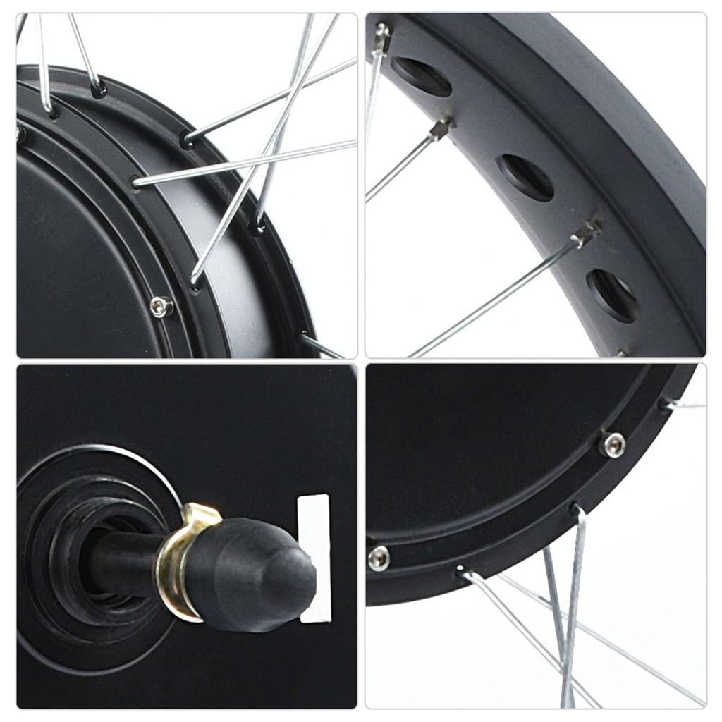 Ebike Conversion Kit with 72V 3000W Motor 26inch Wheel LCD5 Meter