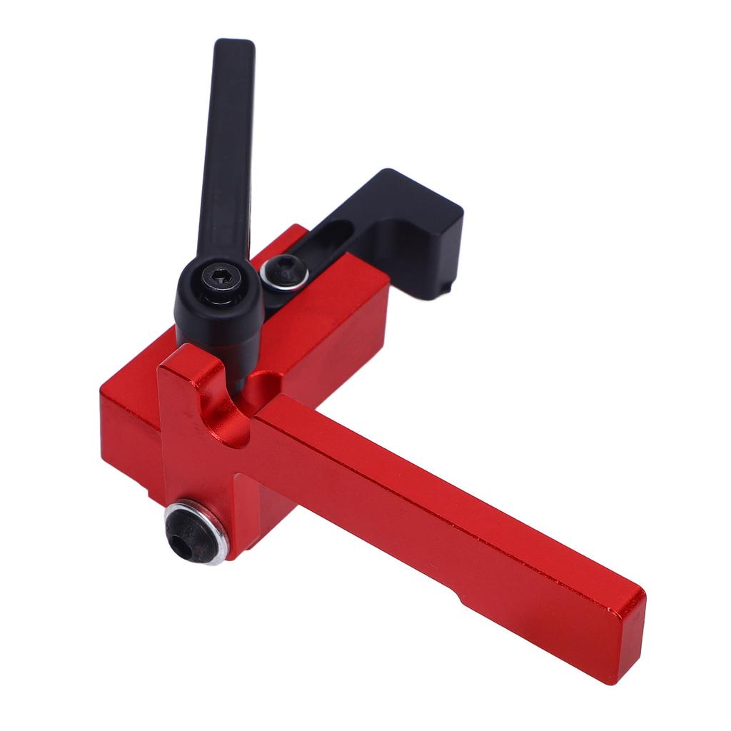 Anschlag für Zaun F75 T-Nut Verstellbar Aluminiumlegierung für Gehrungsschienensystem Holzbearbeitung