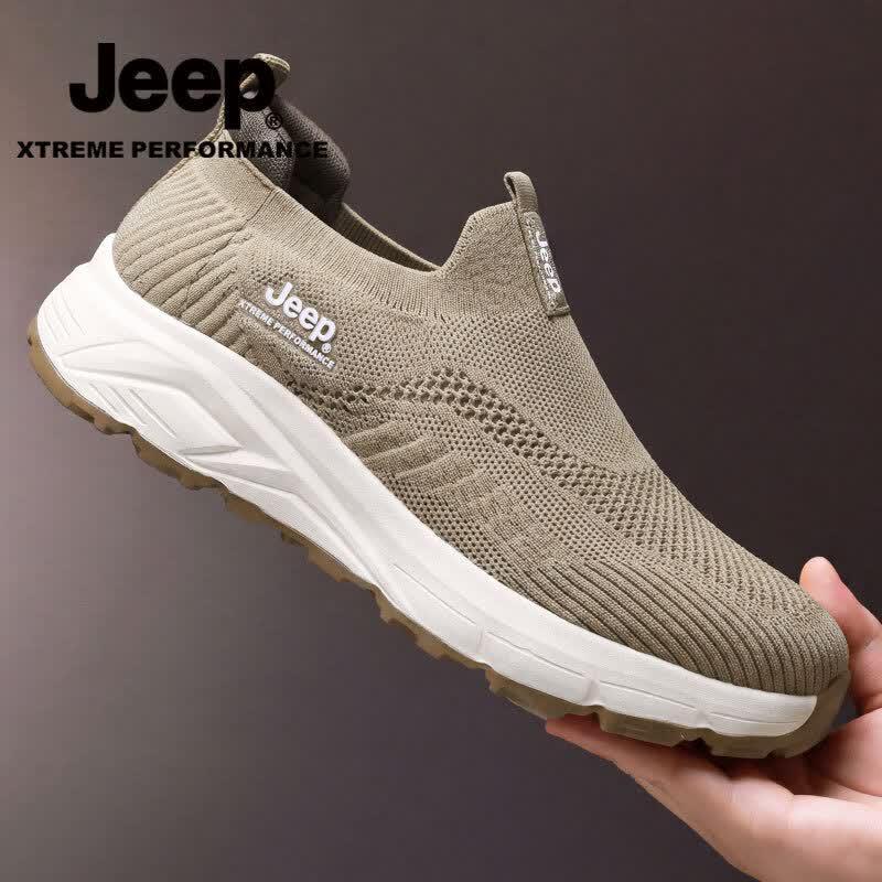 JEEP Men s Breathable Slip-On Mesh Casual Shoes 41