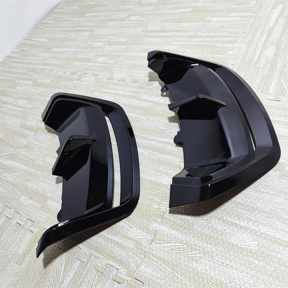 Car Rear Bumper Diffuser Splitters Spoiler Plate Lip Protector Cover For BMW I3 2022 2023 2024 Gloss Black ABS Body Kits Tuning