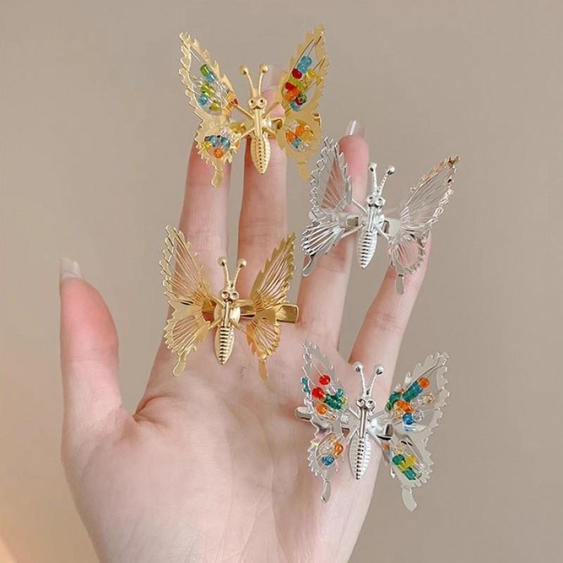 Children's Moving Butterfly Hair Clips – Cute Headdress & Bangs Accessories