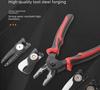 Five-in-One Multifunctional Pliers Set: Interchangeable Wire Cutter, Vise, Stripper
