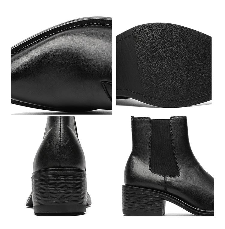 2024 Ősz Unisex Plusz Bársony Meleg Felbújós Vastag Talpú Bakancs