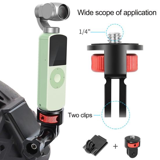 

Адаптер для штатива Yousheng, мини-штатив 1/4 дюйма с винтовым креплением, вращение на 360 градусов, аксессуары для монопода DSLR-камеры, разъем с шаровой головкой для GoPro11/10/9