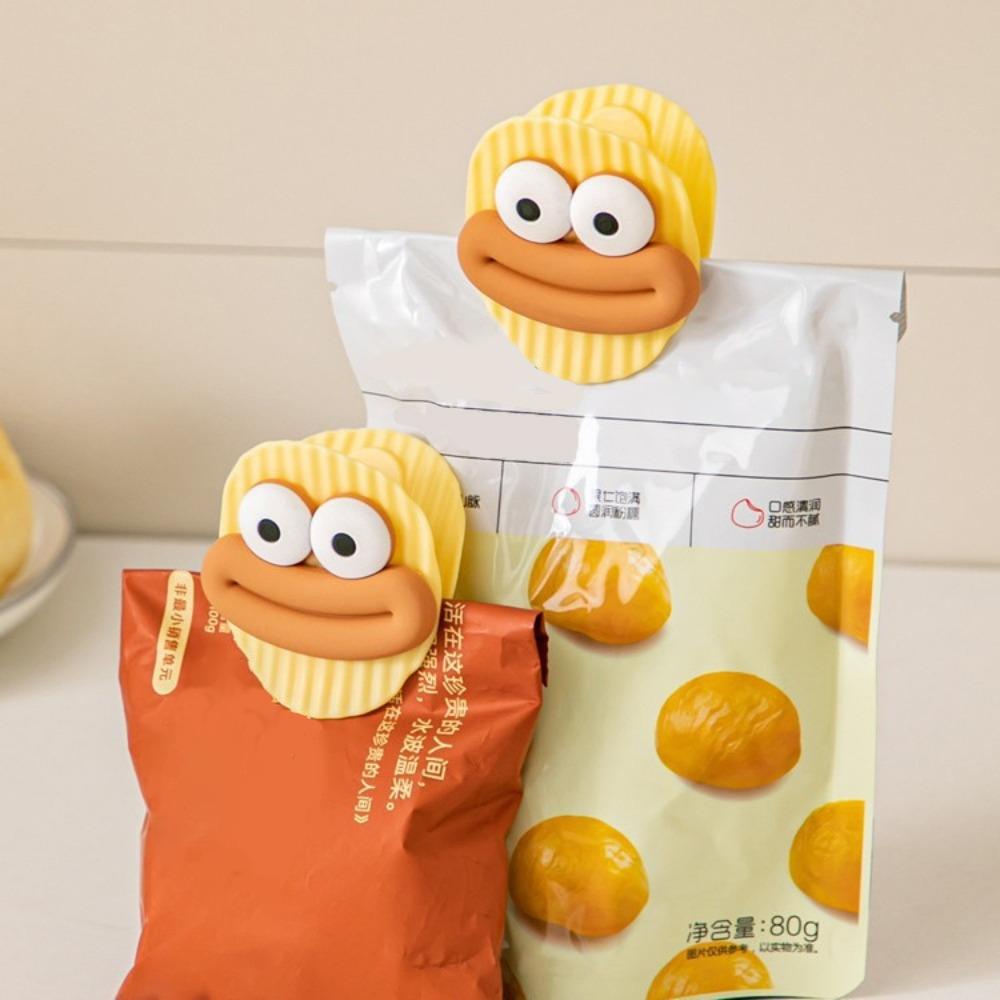 Non-slip teeth Snack Bag Clip Large Opening Moisture-proof Sealing Clip Kitchen Food Sealing Clip