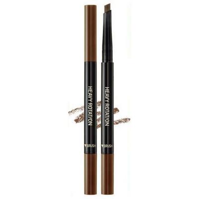 Tužka na obočí Kiss Me Heavy Rotation Hard Edge, 02 Natural Brown, 1 kus