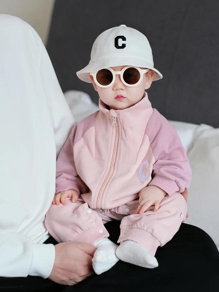 Korean Style Baby Hoodie Jumpsuit - Super Cute Spring/Autumn Romper for Infants and Toddlers