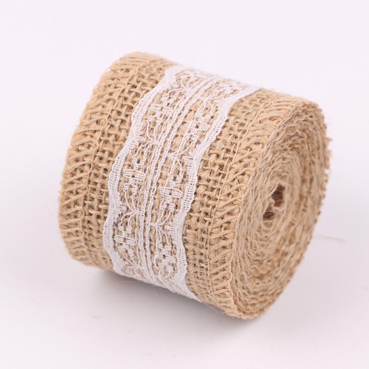 Linen Lace Roll for Christmas Wedding Crafts