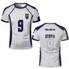 2026 Summer New Men's Blue Lock Anime Football Shirt T-shirt Women's Round Neck Sports Top Casual Short Sleeve T-shirt
