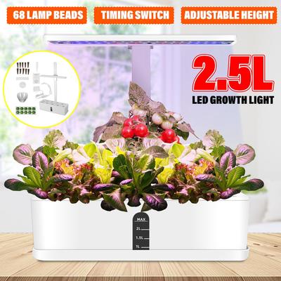 9 Holes Smart Hydroponic Planters Growing System Home Led With Kit For Garden Planter Kitchen Smart Herb Grow Germination System 12V 18/20W
