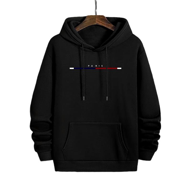 Mens Hip Hop Hoodies Streetwear Urban Paris Fashion 2025 New Hooded Sweatshirt Male Trendy Casual Wear Autumn Winter Cool Hoody