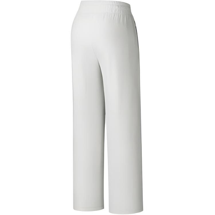 Anta Training Series Solid Color Mid Waist Drawstring Breathable Loose Casual Pants Women Bottoms 162537316-3