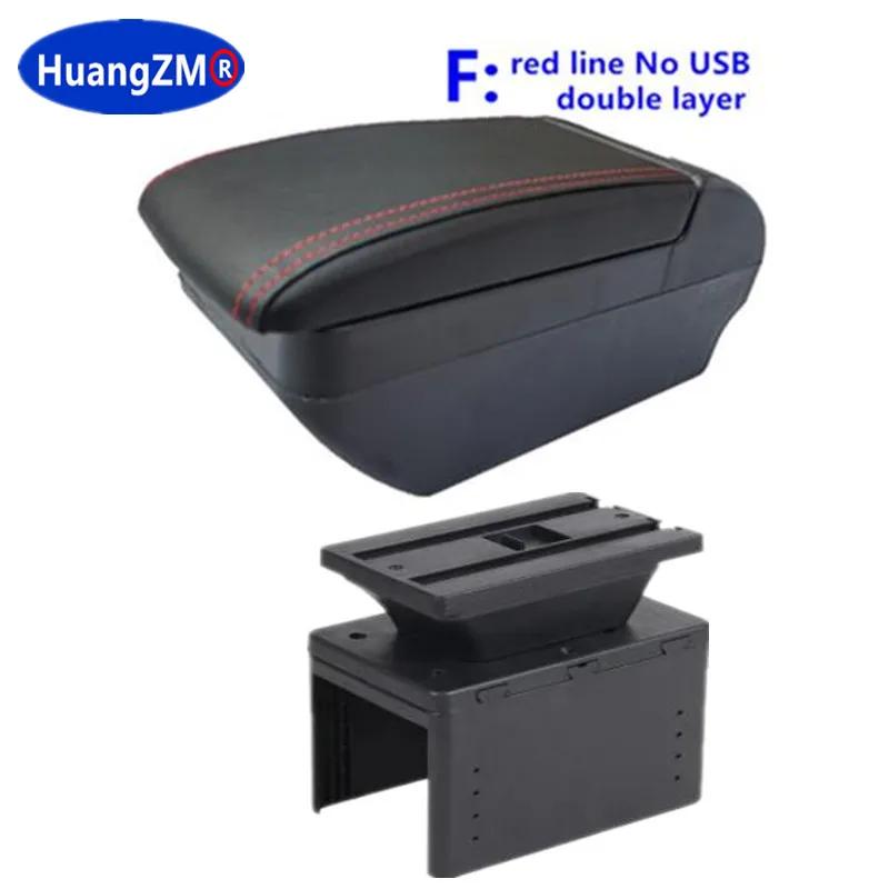Universelle Auto-Armlehnenbox Universelle Mittelkonsolen-Armlehne Großer Stauraum Zentrale Aufbewahrungsbox mit Becherhalter Aschenbecher