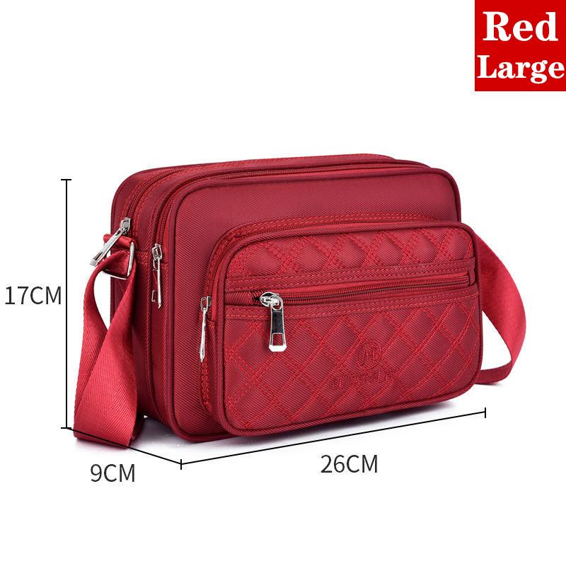 Unisex Canvas One Shoulder Umhängetasche Nylon Stofftasche Business Tasche