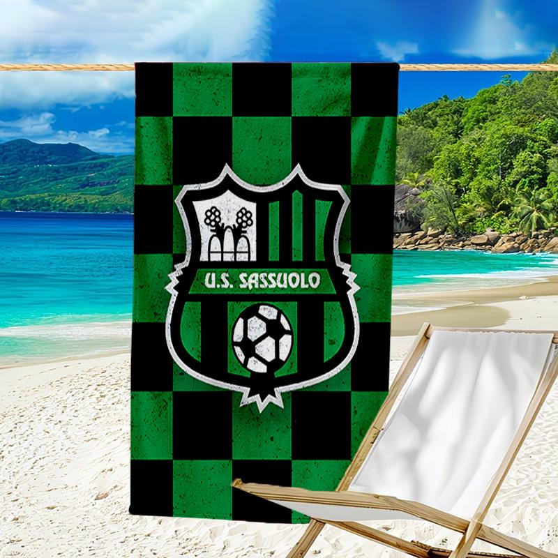 1 pezzo Squadra di Calcio (36) Asciugamano da Spiaggia, Attrezzatura da Spiaggia e Piscina sul Mare, Fantasia alla Moda, Rettangolare, Essenziali da Viaggio
