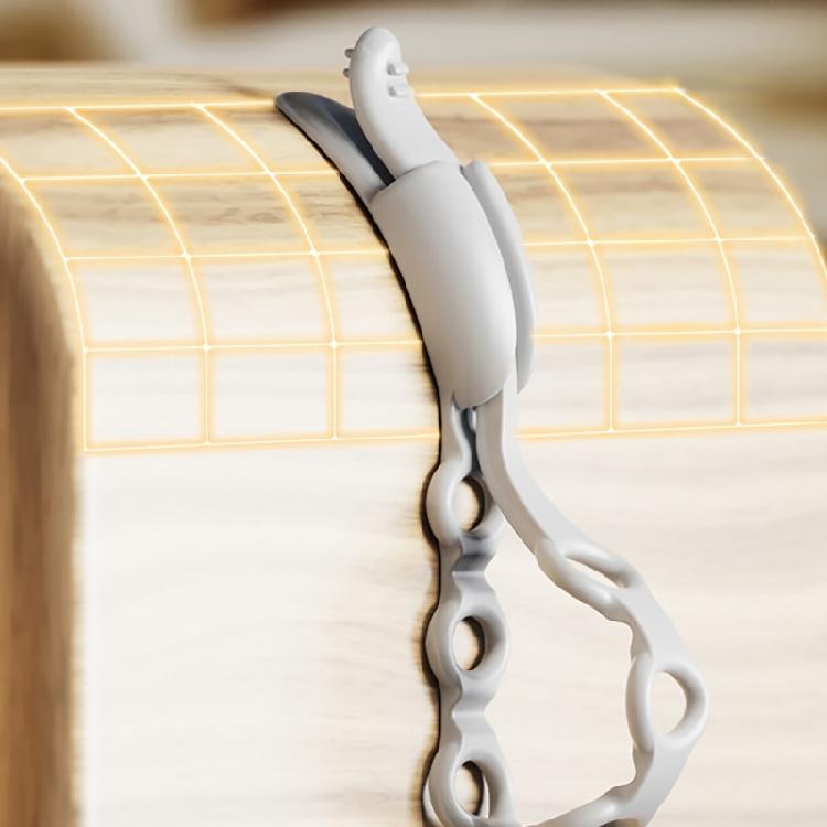 Set Of 10 Adjustable Silicone Garlands Hook Reusable Christmas Wreath Hanger Stocking Ties Wire Management Clip