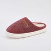 Youdiao Wool Autumn/Winter Plush Non-Slip Slippers for Men & Women - Warm Indoor Shoes for Middle-Aged & Elderly.
