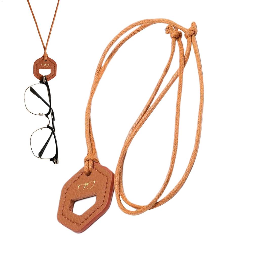Leather Glasses Neck Strap Eyeglasses Lanyard Stylish Eyewear Strap Men Teens Casual Business Sports Commuting Travel